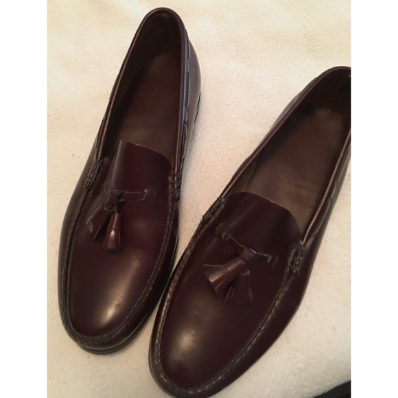 Men’s Dexter Handsewn Leather Shoes in Oxblood Colour, 11 Wide - Picture 11 of 12